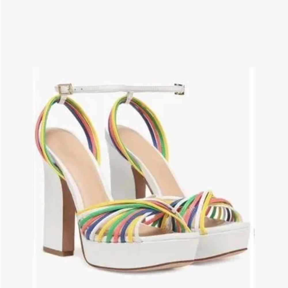 Beautiful Veronica Beard new platform shoes perfect for spring and summer.